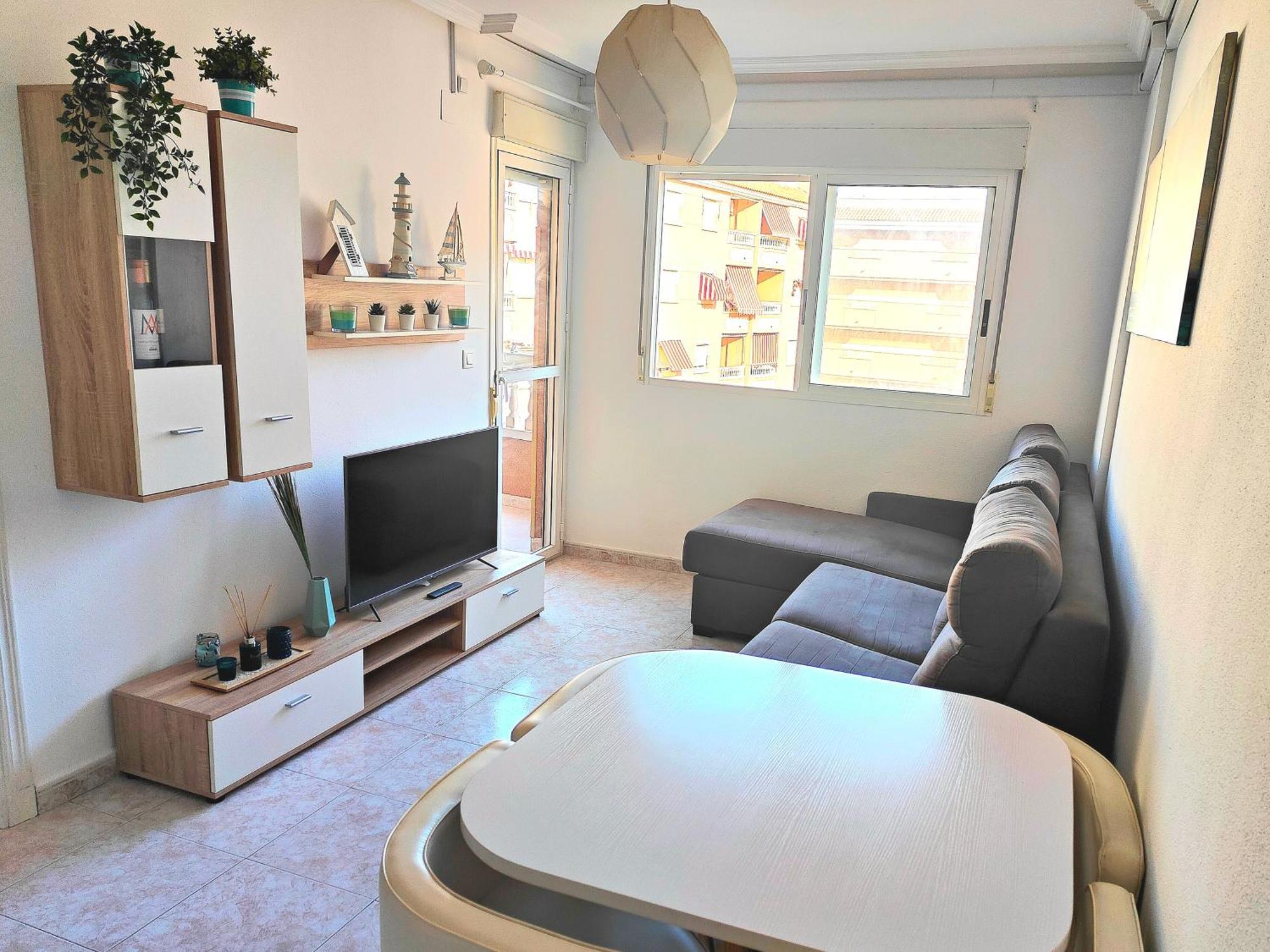 Con Terraza, Piscina Y Playa A 400m Santa Pola